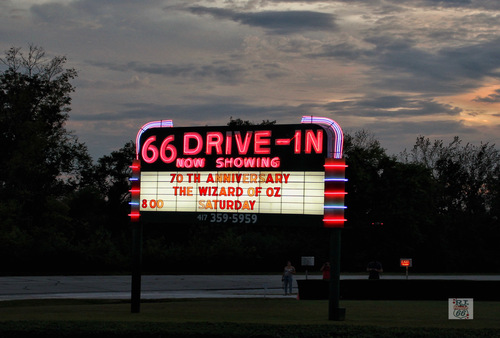 66 Drive-In Neon Sign